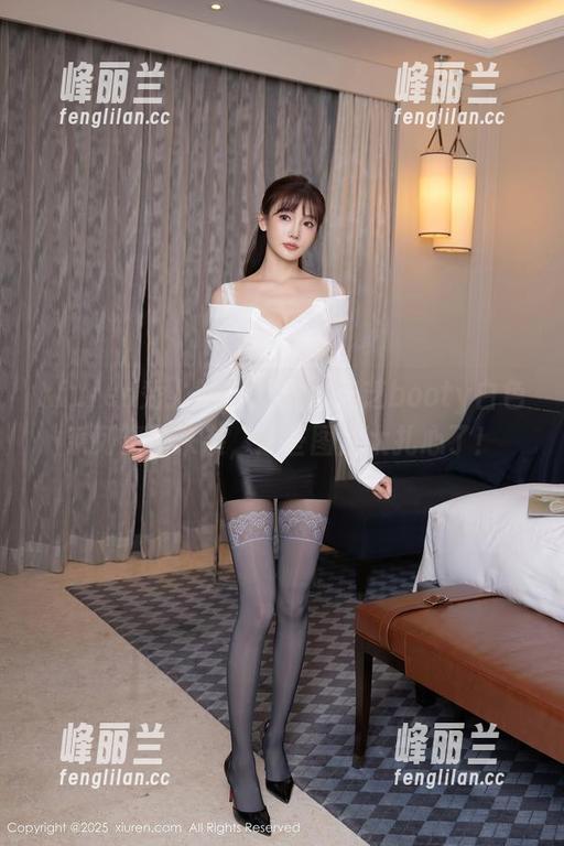 Xiuren秀人网 - 注意！芝芝booty白色系列资源来袭，这些图片太扎心了！