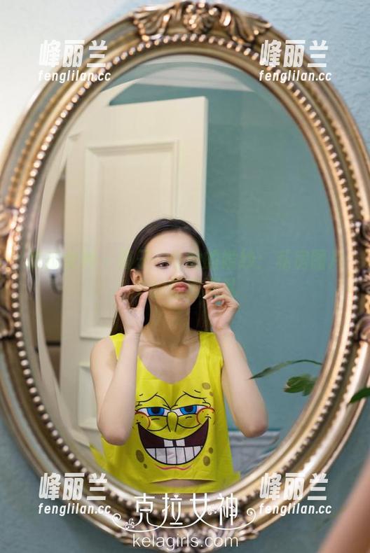 克拉女神 - 高子琁与她的婚纱：私房图片中的甜蜜混乱