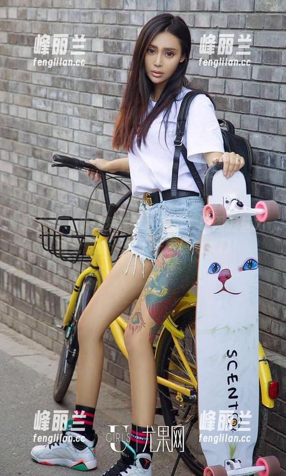 爱尤物-俞夕梦 爱尤物 - 俞夕梦连体衣写真:原图的魅力,感觉就像开启了一扇魔幻大门!