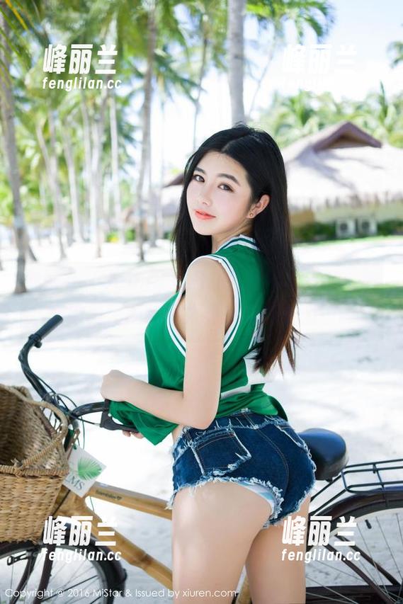 魅妍社 - Jenny佳妮办公室图集更新：她在这里，隐约散发着轻松的魅力……